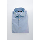 Baldinini Trend Light Blue Cotton Shirt
